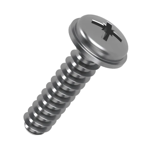 4.0 x 20 Pozi Flanged PT30 Screw - A2 Stainless Steel