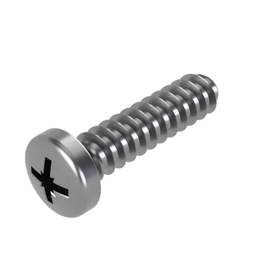 3mm x 14mm Pozi Pan Head Screw for Soft Plastics (PT30) | A2 Stainless Steel