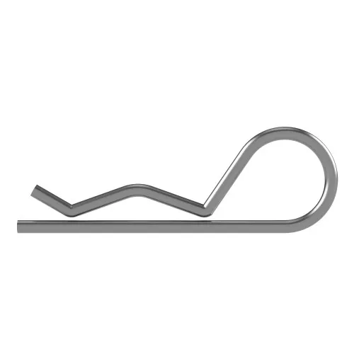 Euro Retaining Pin for 5-7mm Shaft, 1.6mm Wire Diameter, Zinc Plated Steel