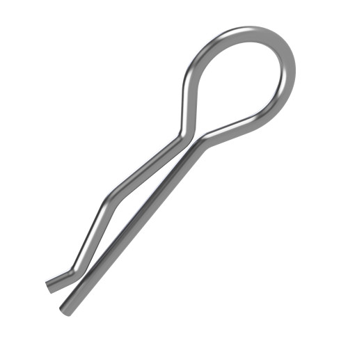 UK Retaining Pin for 11-14mm Shaft, 1.8mm Wire Diameter, A2 Stainless Steel