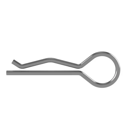 UK Retaining Pin for 14-18mm Shaft, 2.5mm Wire Diameter, Zinc Plated Steel