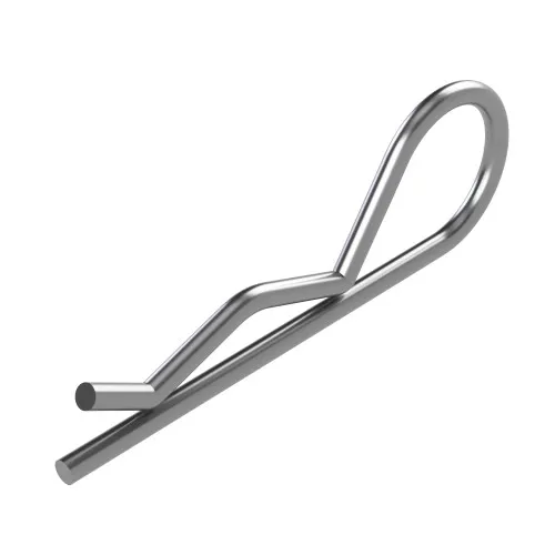 Euro Retaining Pin for 35-40mm Shaft, 4.5mm Wire Diameter, Zinc Plated Steel