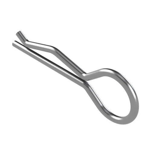 UK Retaining Pin for 35-40mm Shaft, 4.5mm Wire Diameter, Zinc Plated Steel