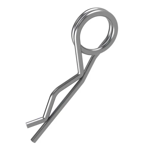 Double Coil Retaining Pin for 45-56mm Shaft, 7mm Wire Diameter, A4 Stainless Steel