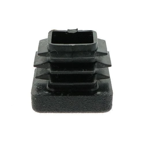 35 x 35mm Square Tube Inserts,Black