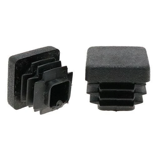 50 x 50mm Square Tube Inserts,Black