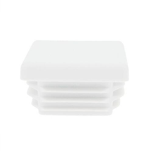 50 x 50mm Square Tube Inserts,White