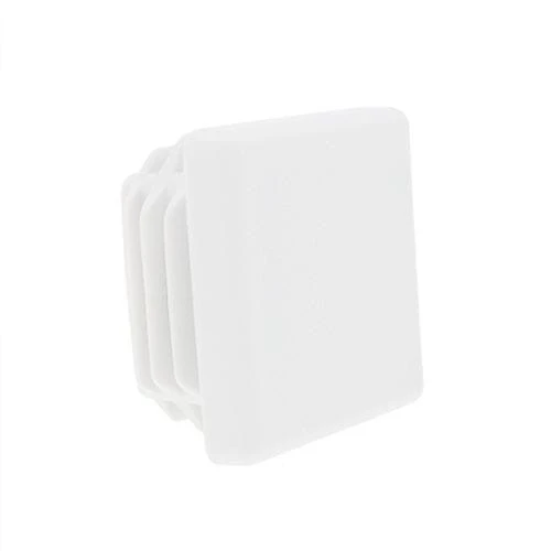 60 x 60mm Square Tube Inserts,White