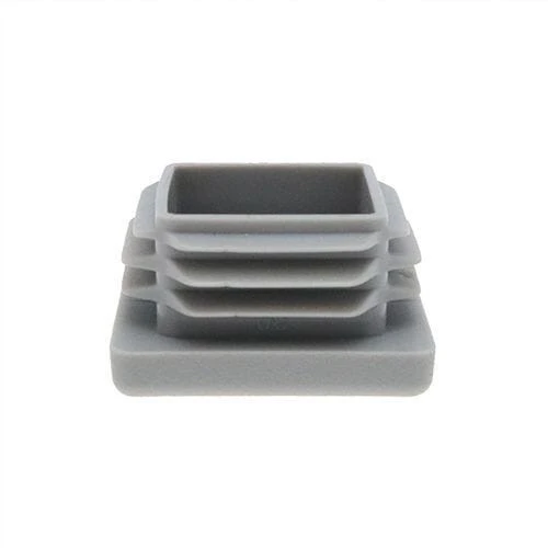60 x 60mm Square Tube Inserts,Grey
