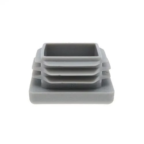 90mm x 90mm Square Tube Insert (For 81-76mm Tube) 4.5-7mm Wall | Grey LDPE