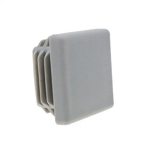 90mm x 90mm Square Tube Insert (For 81-76mm Tube) 4.5-7mm Wall | Grey LDPE