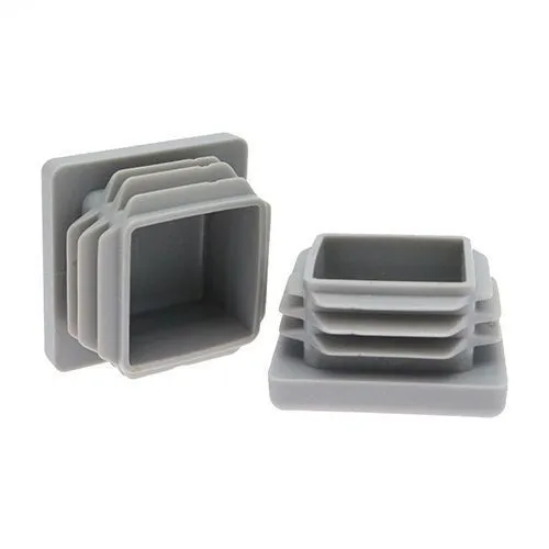 90mm x 90mm Square Tube Insert (For 81-76mm Tube) 4.5-7mm Wall | Grey LDPE