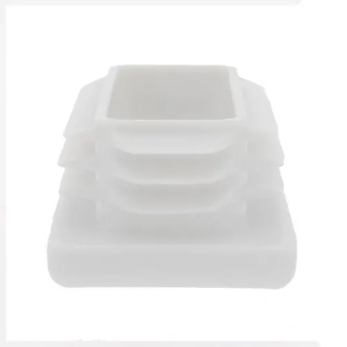 140 x 100mm Rectangular Tube Insert (3-6mm Wall) | White LDPE