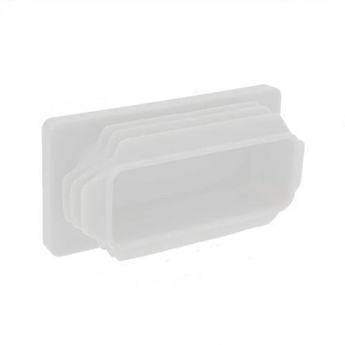 150 x 60mm Rectangular Tube Insert for 2.5-5.0mm Wall Thickness - White