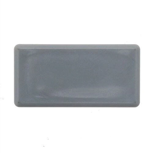 100 x 80mm Rectangular Tube Insert for 3.0-5.5mm Wall Thickness - Grey