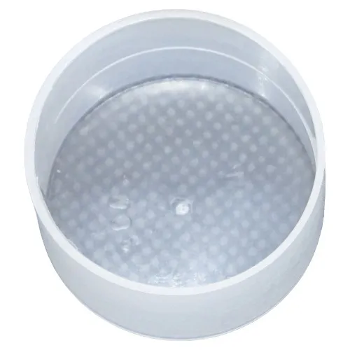 49.7mm x 29.5mm Pipe End Cap (Natural) 1.5mm Wall | LDPE