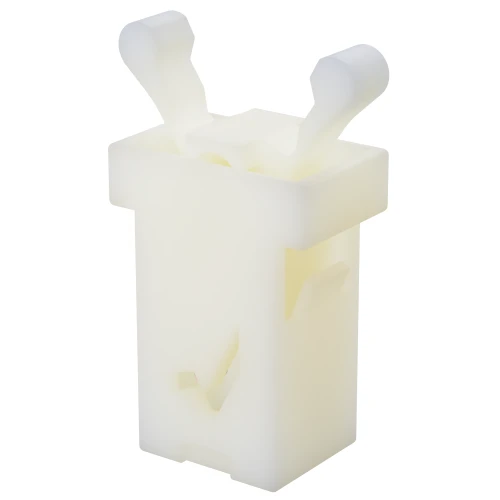 7.0 x 8.0mm White Push to Open Latch - Compressed