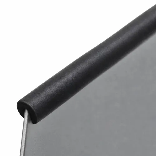 5.5mm x 9.5mm U Channel Rubber Edge Trim (For 1.6mm Panel) 1m EPDM