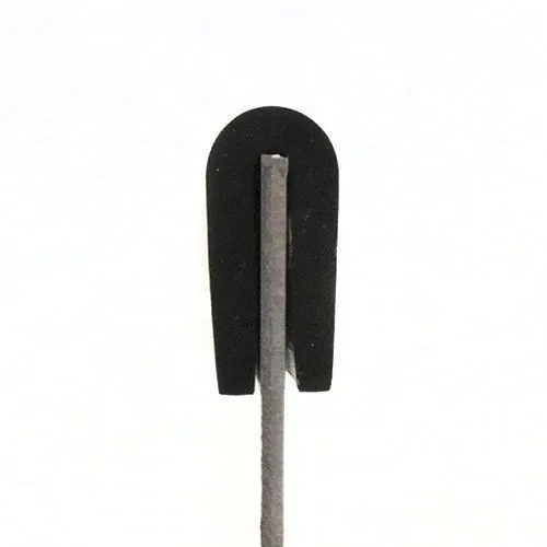 19mm x 10.4mm U Channel Rubber Edge Trim (For 2mm Panel) 1m EPDM
