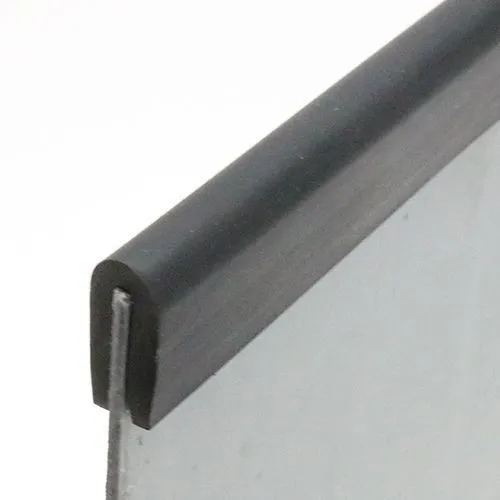 19mm x 10.4mm U Channel Rubber Edge Trim (For 2mm Panel) 1m EPDM