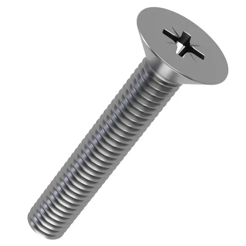 M1.6 x 20mm Pozi (PZ0) Countersunk Screw (DIN 965Z) | A2 Stainless Steel