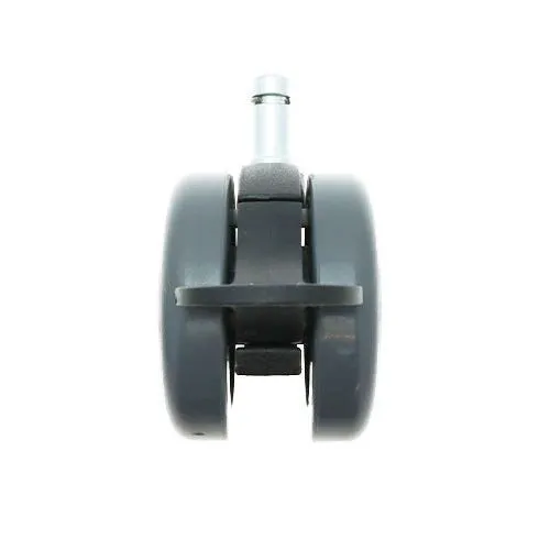 75mm Braked Conductive Stem Castor Wheel - 10mm x 22mm Stem (For Hard Floors) | 75kg