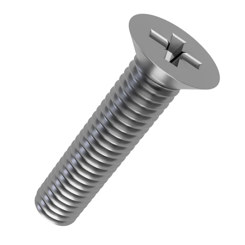 M2.5 x 6mm Pozi Countersunk Screw DIN 965Z A4 Stainless Steel