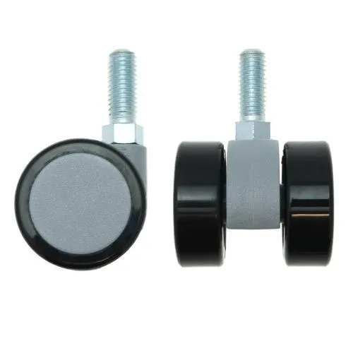 38mm Threaded Castor Wheel - M10 x 25mm Thread (For Hard Floor)
