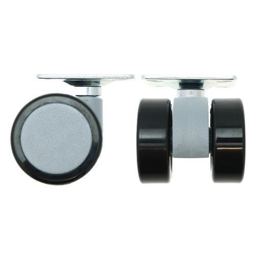 38mm Plate Castor Wheel - 28mm x 28mm Plate (For Hard Floor)