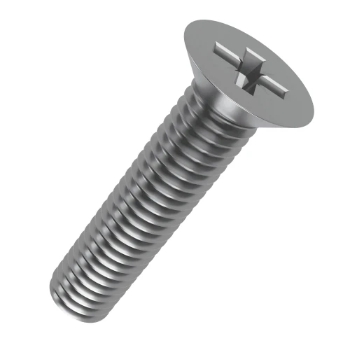 M5 x 55mm Pozi Countersunk Screw DIN 965Z A4 Stainless Steel