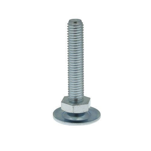 M8 x 100mm Metal Adjustable Foot - 40mm Base | 650kg Load