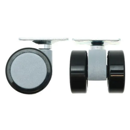38mm Plate Castor Wheel - 55mm x 55mm Plate (For Hard Floor)