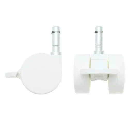 38mm Braked Stem Castor Wheel - 10mm x 22mm Stem (For Soft Floor) | 30kg