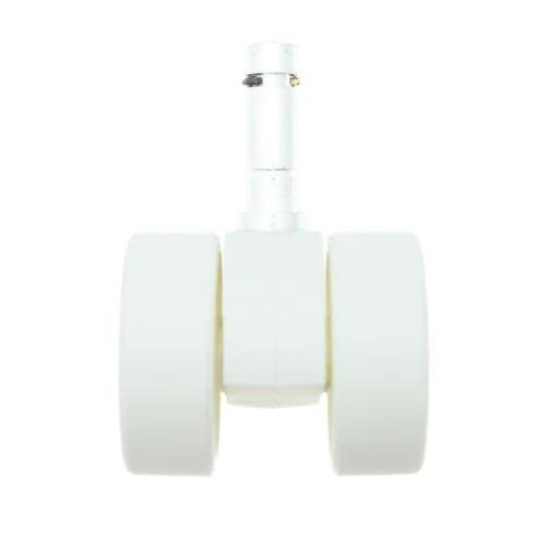 White Hard Wheel 38mm Castors for soft floors