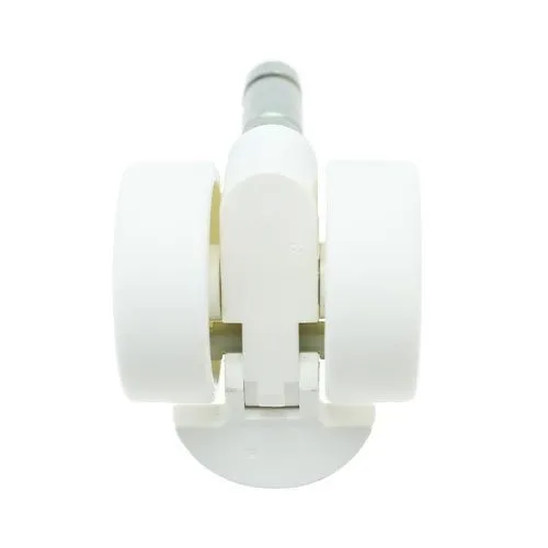 38mm Braked Stem Castor Wheel - 11mm x 30mm Stem (For Soft Floor) | 30kg