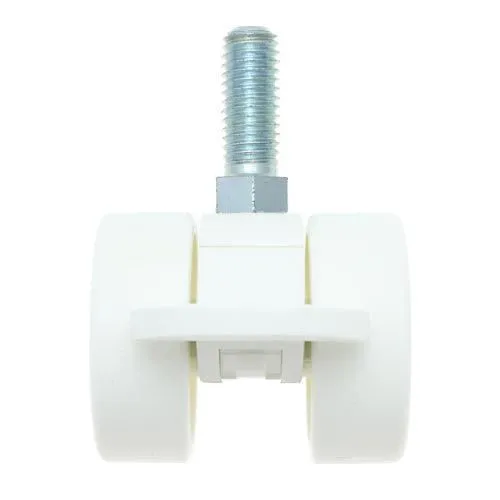 38mm Braked Threaded Castor Wheel - M8 x 12mm Thread (For Soft Floor) | 30kg