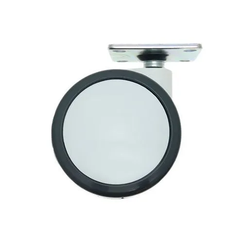 75mm Plate Castor Wheel - 55mm x 55mm Plate (For Hard Floor) | 75kg