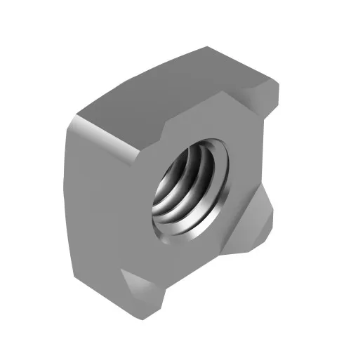 M6 Square Weld Nut, DIN 928, A2 Stainless Steel