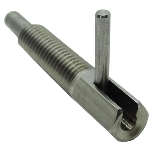 M8 x 27mm Bolt Action Threaded Index Plunger without Rest Position - A1 Stainless steel