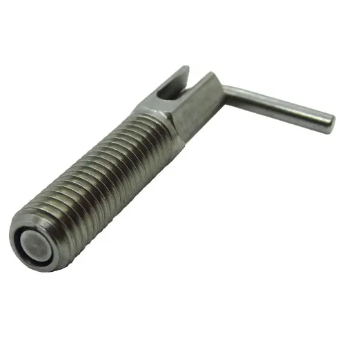 M12 x 31.8mm Bolt Action Threaded Index Plunger Without Rest Position - A1 Stainless steel 