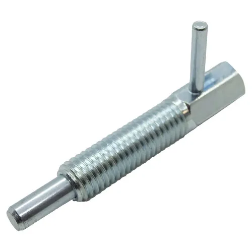 M6 x 20mm Bolt Action Threaded Index Plunger With Rest Position - BZP 
