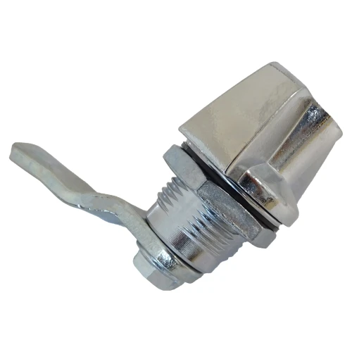 Standard Key 22.5mm x 18mm Lockable Wing Knob Camlock - Die Cast Zinc Plated Steel