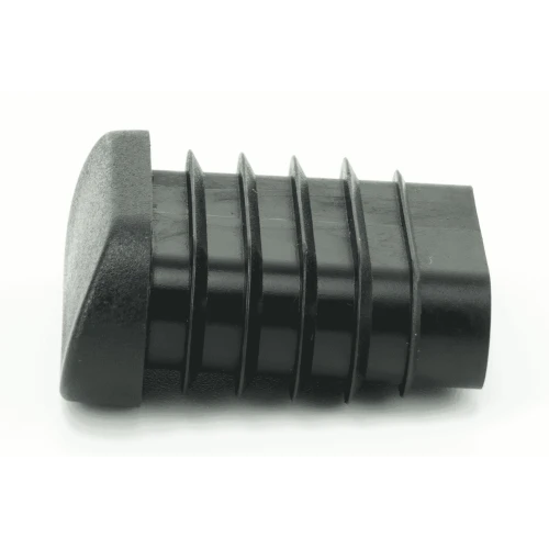 Chromed Oval Tube Insert - 20 x 10mm Outside Diameter, ABS