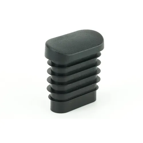 Chromed Oval Tube Insert - 20 x 10mm Outside Diameter, ABS