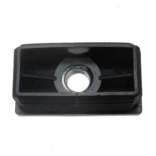 M10 x 50 x 25mm - Rectangular Threaded Tube Inserts - LDPE | Vital Parts