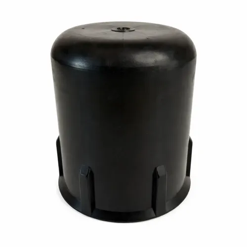 M80 (120mm Internal Height) Self Threading Stud Cap | Black LDPE