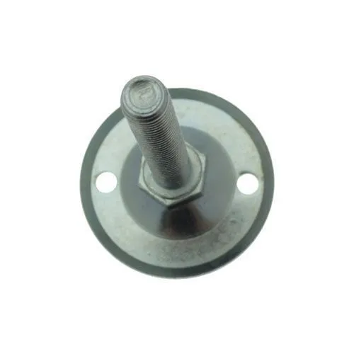 M8 x 50mm Metal Adjustable Foot - 40mm Bolt Down Base | 650kg Load