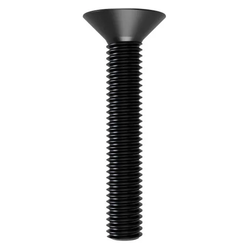M3 x 4mm Pozi (PZ1) Countersunk Screw (DIN 965Z) | Black Zinc