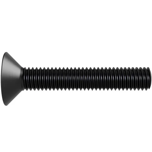 M3 x 4mm Pozi (PZ1) Countersunk Screw (DIN 965Z) | Black Zinc