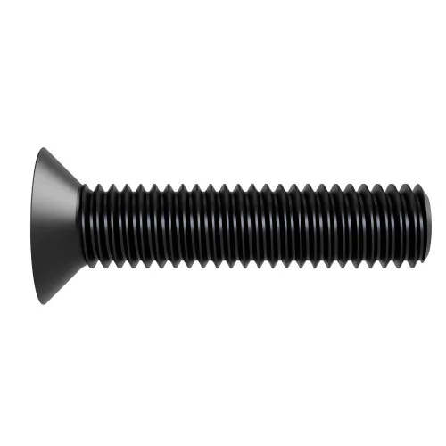 M5 x 10mm Pozi (PZ2) Countersunk Screw (DIN 965Z) | Black Zinc